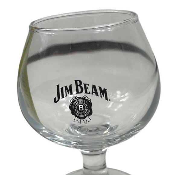 Kentucky Bourbon Collectible Whiskey Barware Glasses (2) Jim Beam & Four Roses - Picture 11 of 15